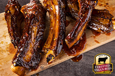 Hot Honey Back Ribs  recipe provided by the Certified Angus Beef® brand.
