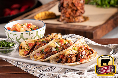 Tacos Al Pastor  recipe provided by the Certified Angus Beef® brand.