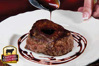 Seared Steaks with Balsamic Reduction recipe provided by the Certified Angus Beef® brand.