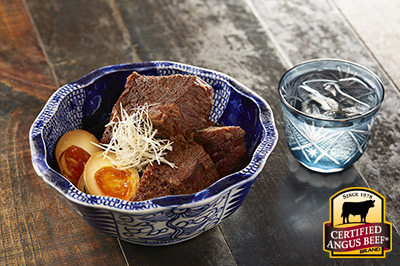 Stewed Beef with Soft Boiled Egg  recipe provided by the Certified Angus Beef® brand.