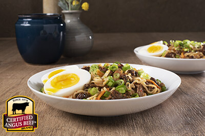 Beef Ramen Noodle Helper recipe provided by the Certified Angus Beef® brand.