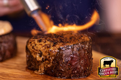 Perfect Filet Mignon with Umami Topper  recipe provided by the Certified Angus Beef® brand.