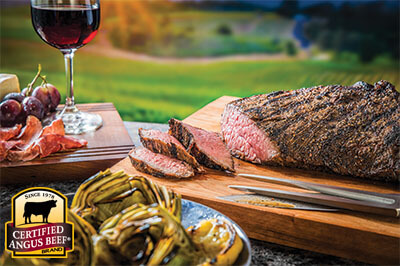 Smoked and Grilled Santa Maria Tri-tip recipe provided by the Certified Angus Beef® brand.