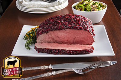 Cranberry Top Sirloin Roast recipe provided by the Certified Angus Beef® brand.