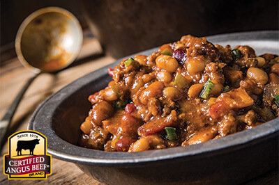 Chuck Wagon Beef and Beans recipe provided by the Certified Angus Beef® brand.