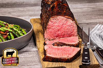 Split Strip Roast with Chef Rub  recipe provided by the Certified Angus Beef® brand.
