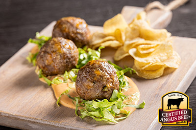 Cheeseburger Meatballs with Special Sauce  recipe provided by the Certified Angus Beef® brand.