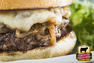 French Onion Burger recipe provided by the Certified Angus Beef® brand.