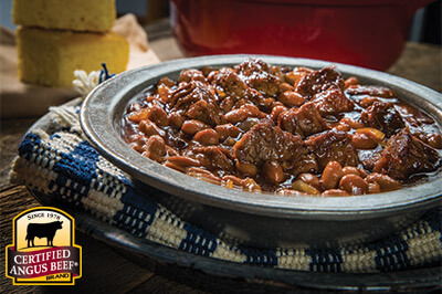 Block Party Brisket Beans recipe provided by the Certified Angus Beef® brand.