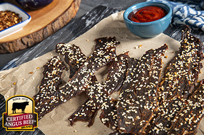 Gochujang Beef Jerky recipe provided by the Certified Angus Beef® brand.