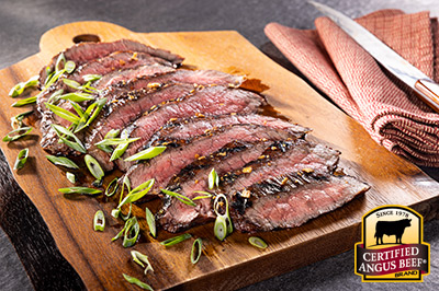 Asian Flank Steak recipe provided by the Certified Angus Beef® brand.